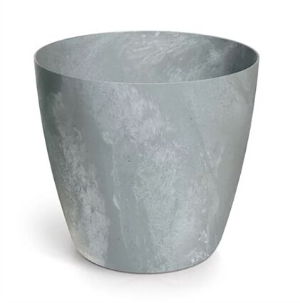 Plant pot MATE grey concrete effect, , large