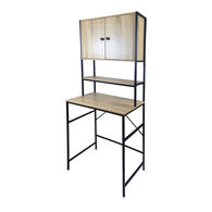 Estante para lavadora beige