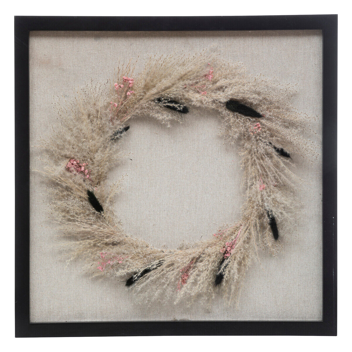 Quadro decorativo NIA com flores secas 55x55cm, , large
