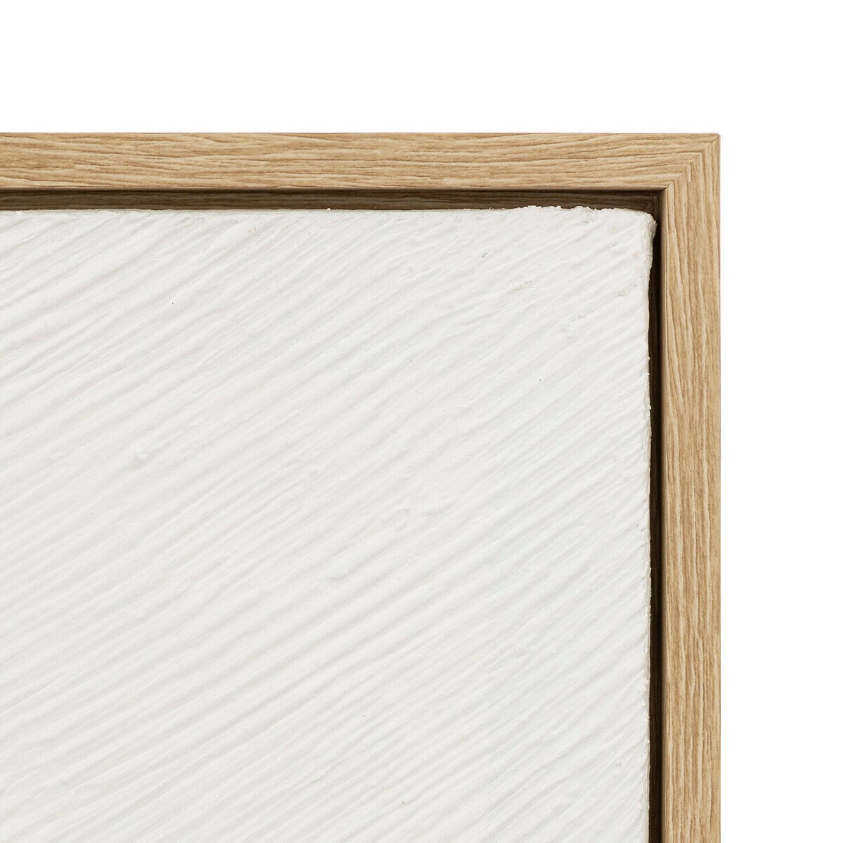 Quadro decorativo KOHANA com relevo branco, , large
