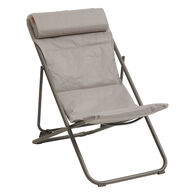 Sillón relax JUBBA noisette y praliné