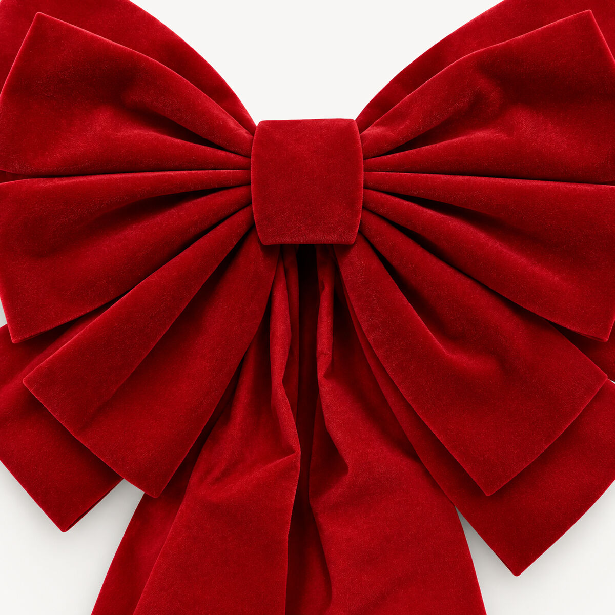 Laço decorativo veludo vermelho, , large