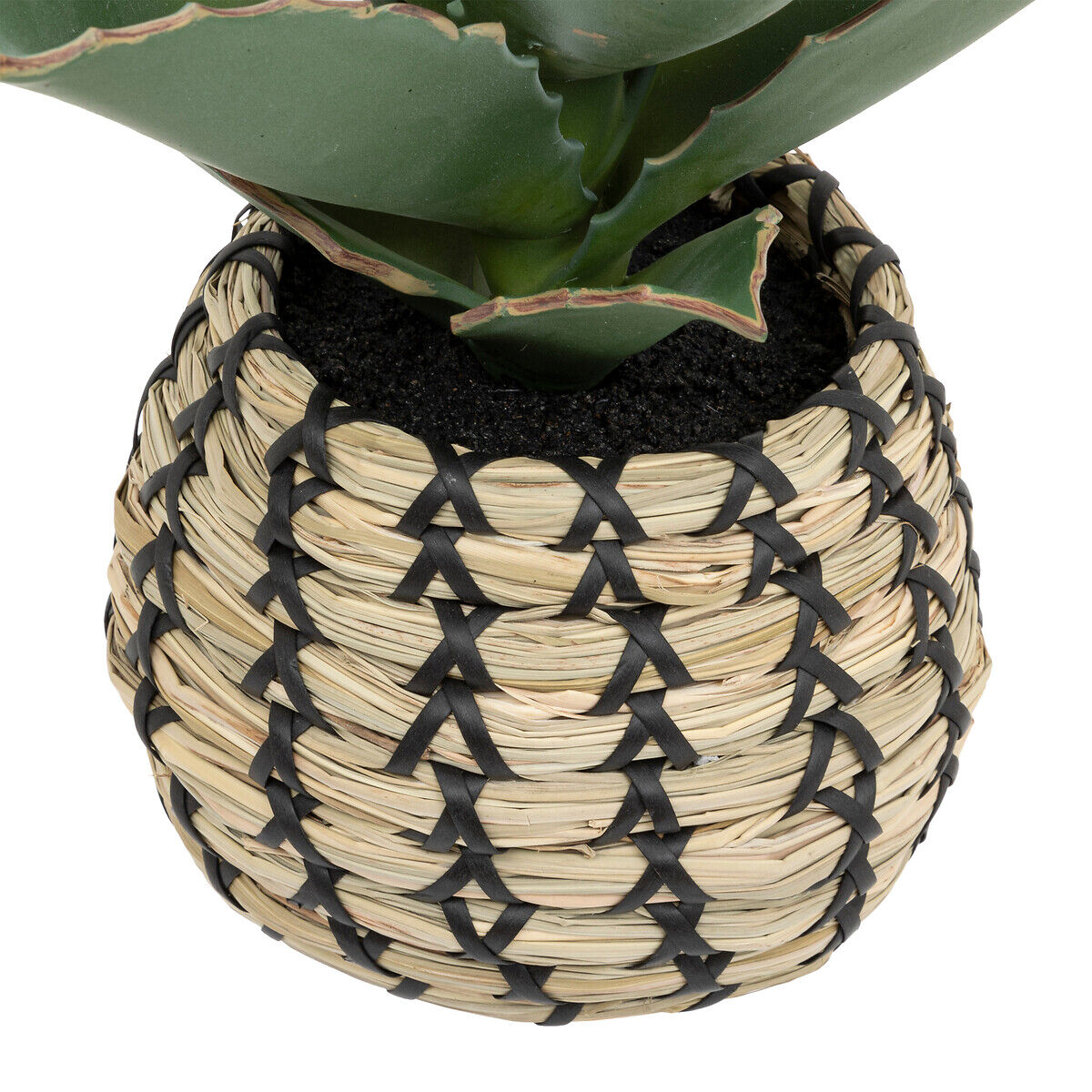 Cato artificial com vaso palhinha PIO 26cm, , large