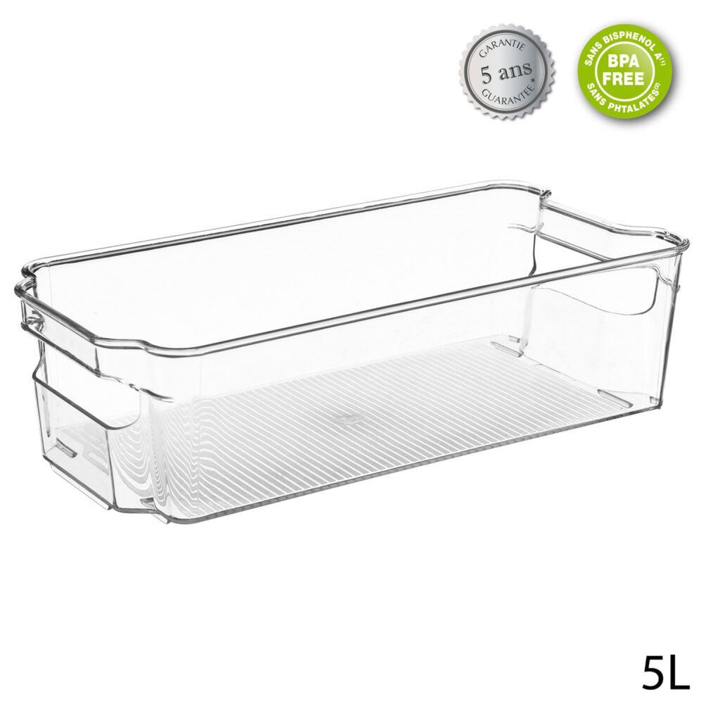 Storage box transparent, , large