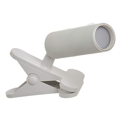 Candeeiro Led USB com pinça branco, , large