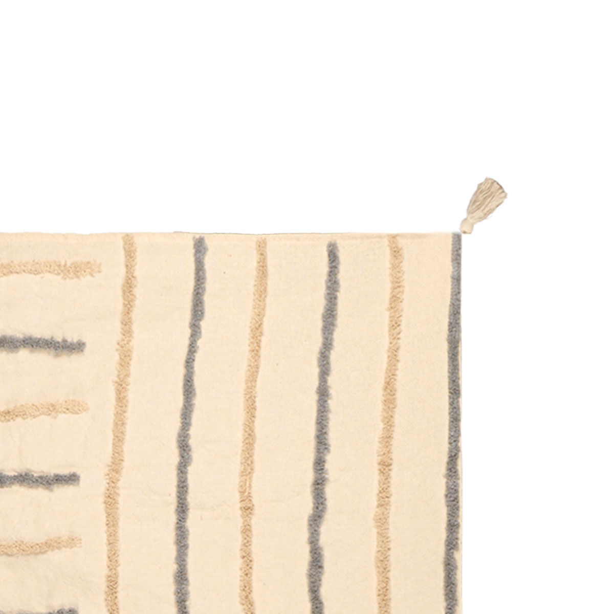 Manta riscas cinza 120x150cm, , large