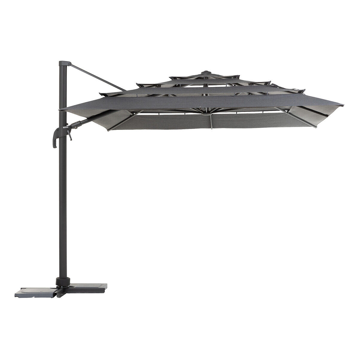 Parasol MELHIA graphite grey and anthracite, , large