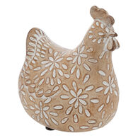 Gallina decorativa LINDA beige 20cm
