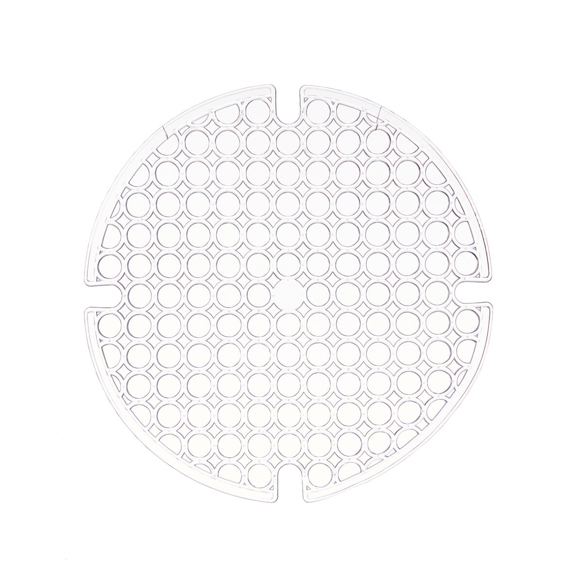 Tapete transparente redondo para banca 29cm, , large