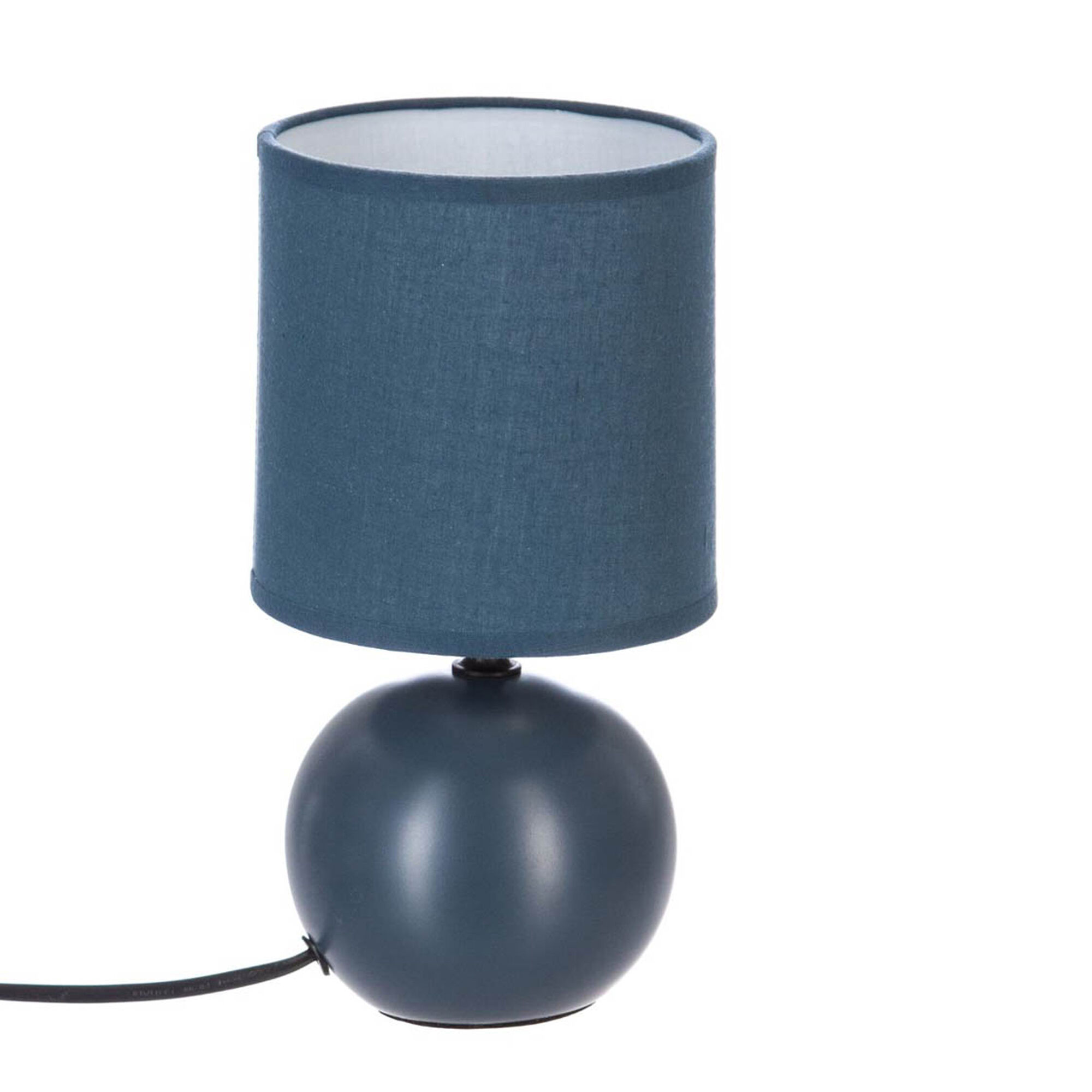 Table lamp TIMEO ball matt grey in ceramic, , large