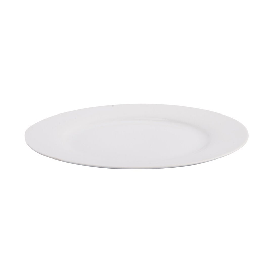 Prato raso GIZ branco em cerâmica 27cm, , large