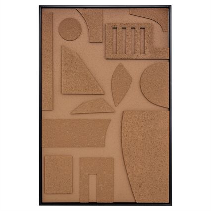 Quadro decorativo 3d JILANI castanho 90x60cm, , large