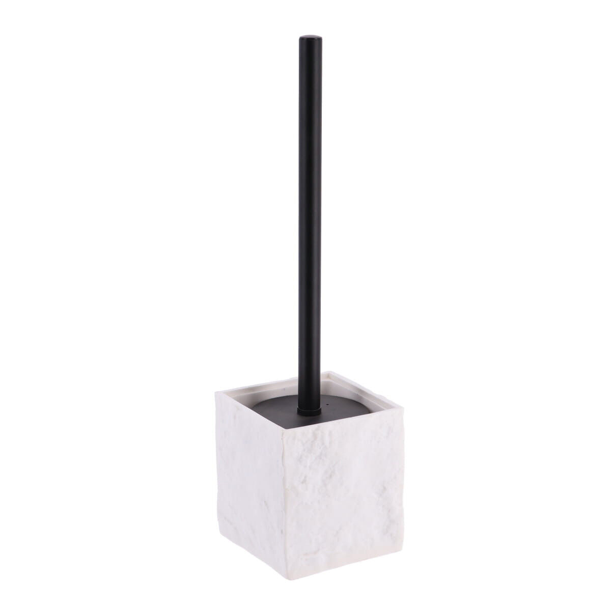 Toilet brush grey in polyresin, , large