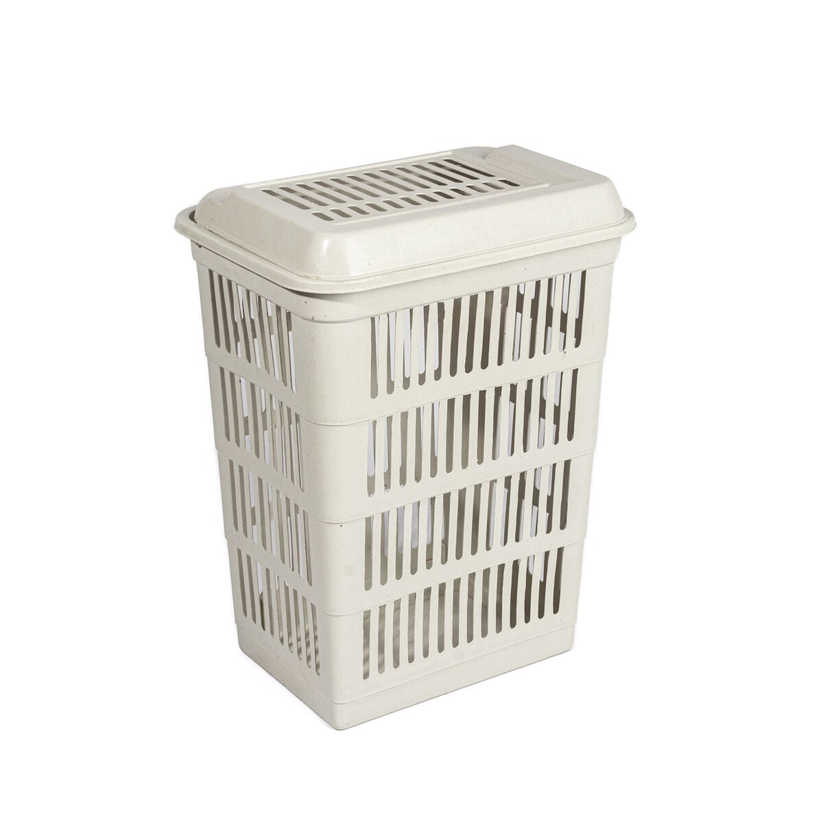 Cesto de roupa wc branco SAND com tampa, , large