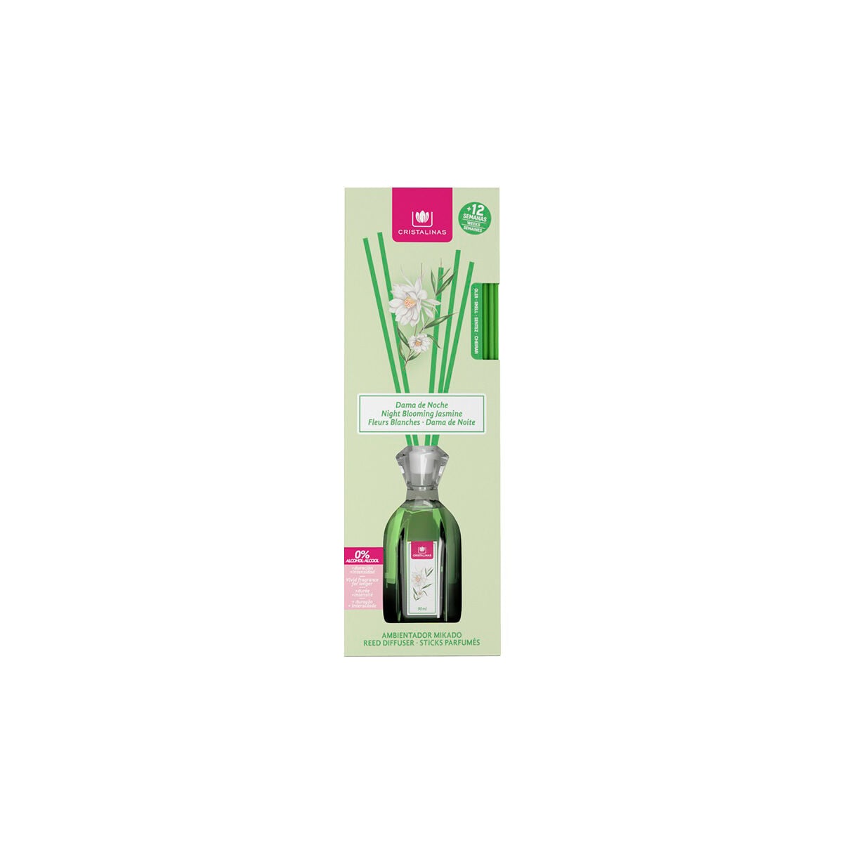 Scented reed diffuser blackberries and raspberries, , large