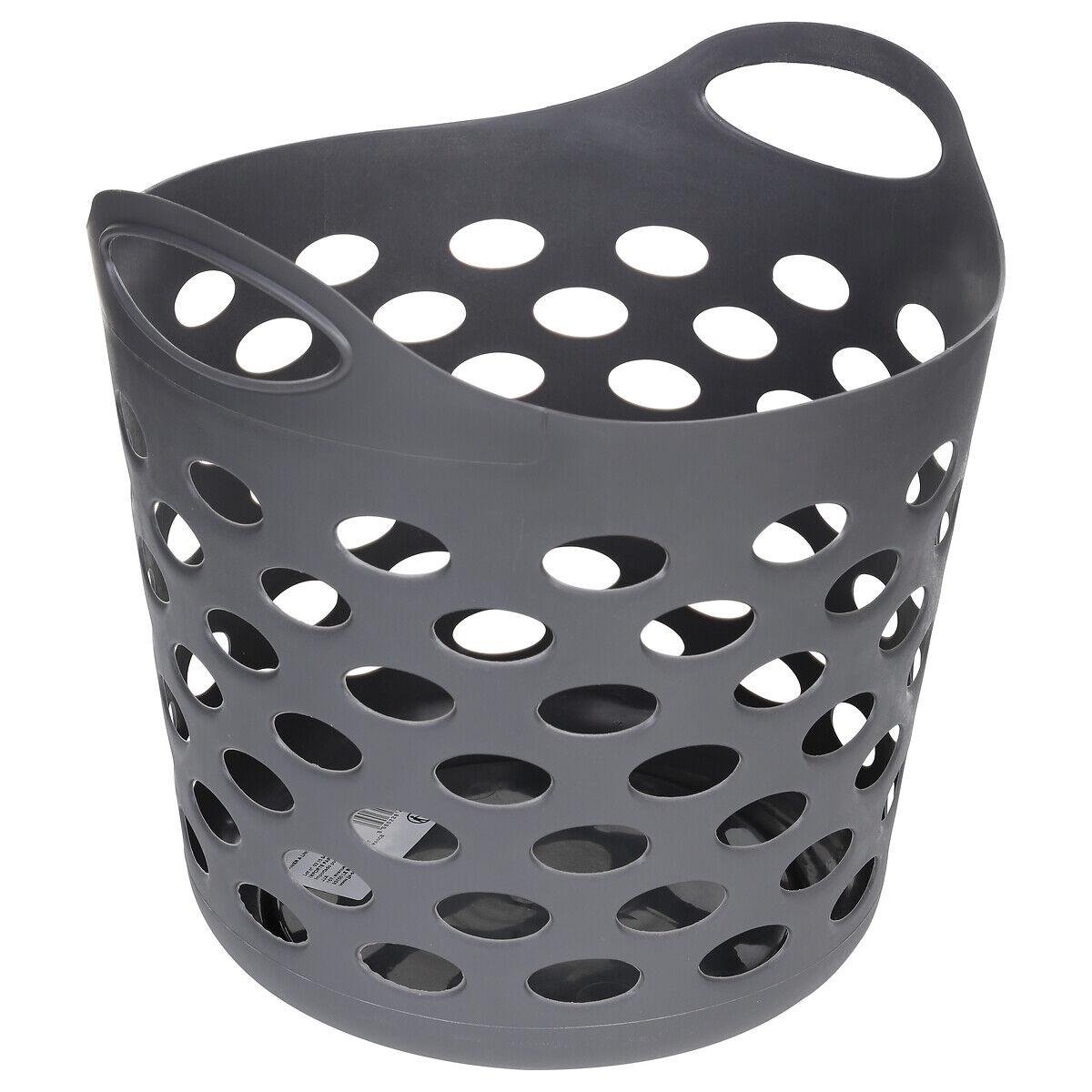 Flexible laundry basket grey, , large