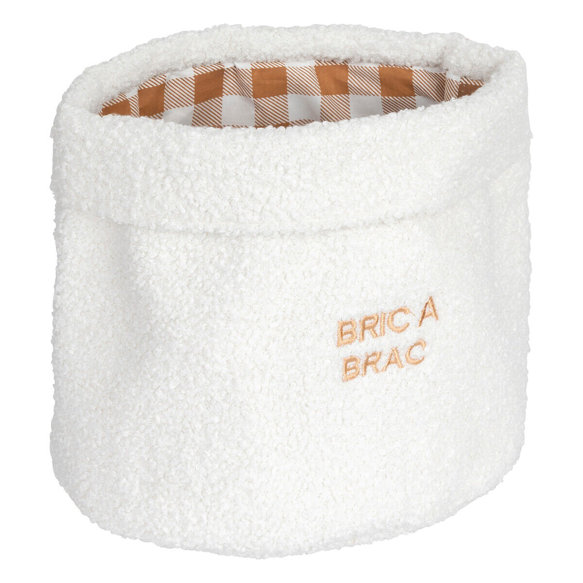 Cesto de arrumação FERME BOUCLETTE branco, , large