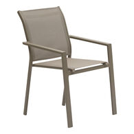 Silla con reposabrazos ESSENTIA noisette/caf&eacute;