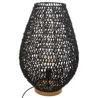 Candeeiro De Mesa Etel Preto 55cm