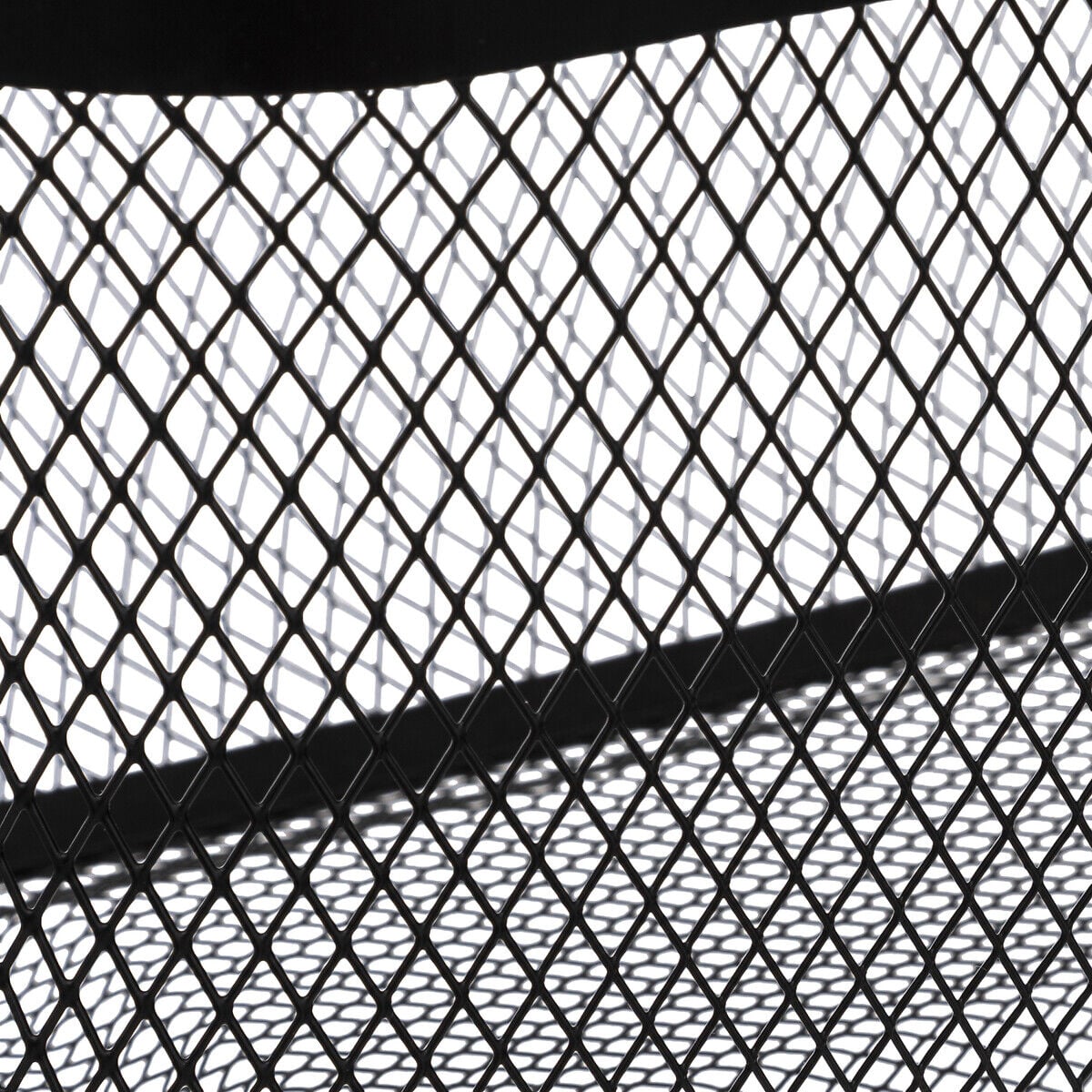 Cesto quadrado MAYAJ  preto em metal, , large