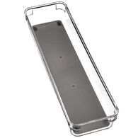 Caixa De Arrumação Com Fundo Cinza 9x32,5cm