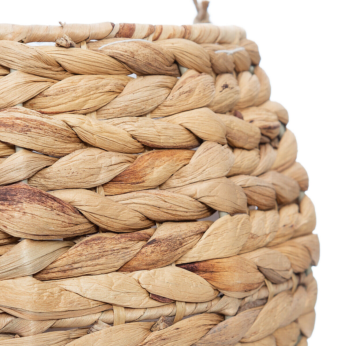 Hanging plant pot HYA beige in water hyacinth, , large