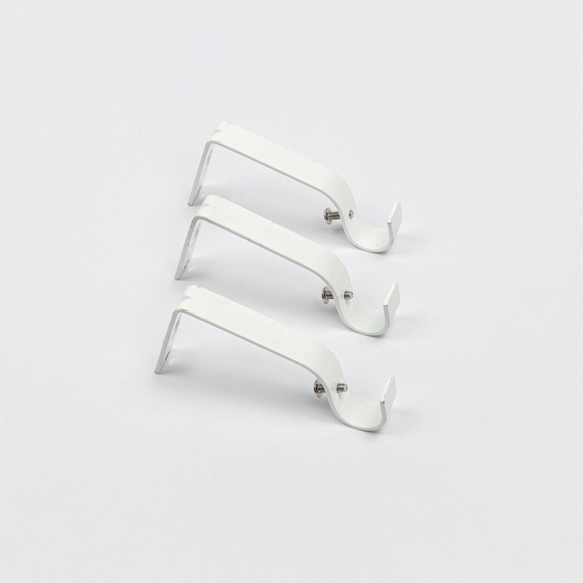 Kit varão extensível branco 210-380cm, , large