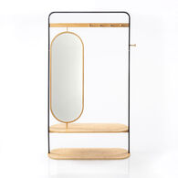 Perchero Recibidor Con Espejo 172cm