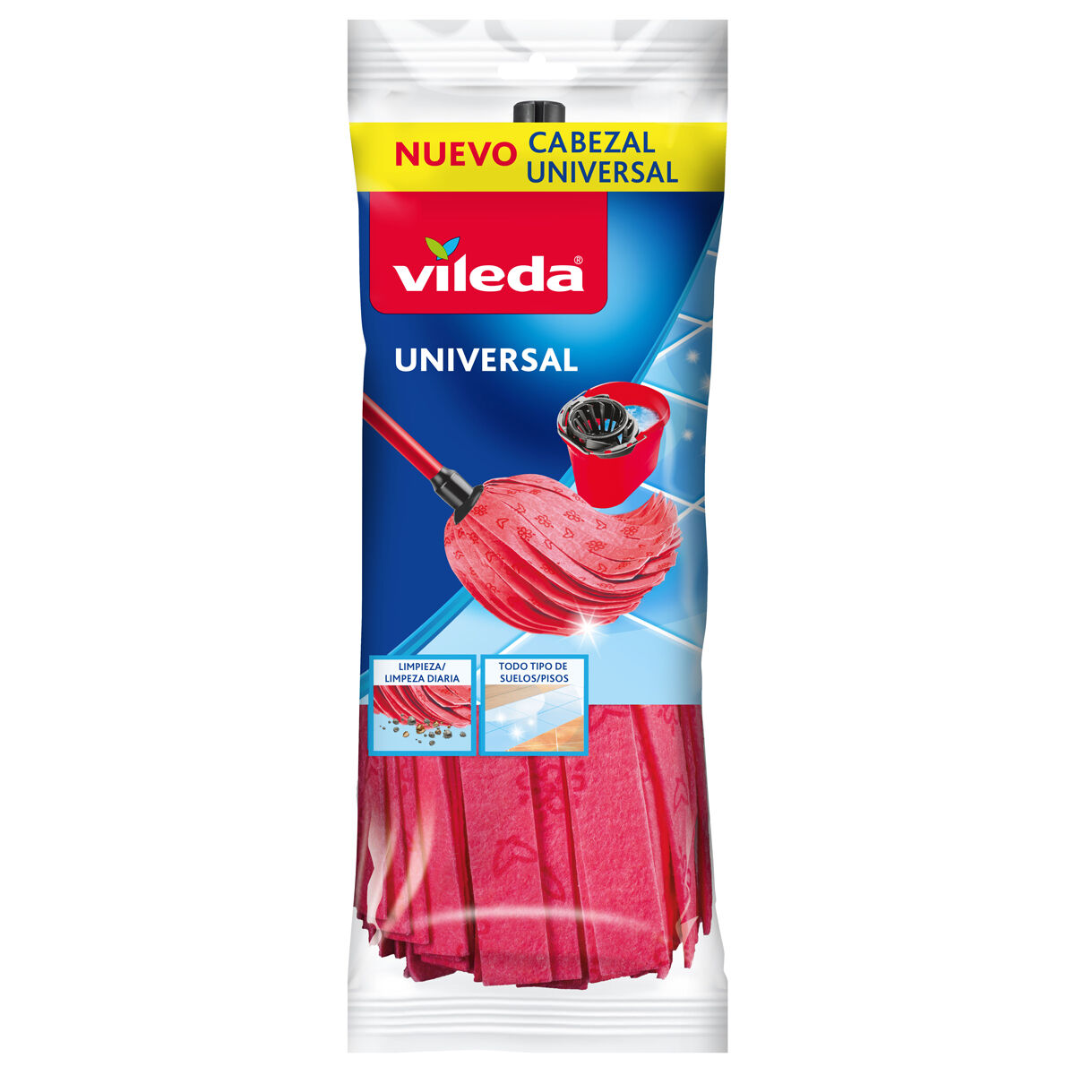 Recarga esfregona style rosa VILEDA, , large