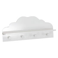 Perchero Nube Blanco 48x22x12Cm