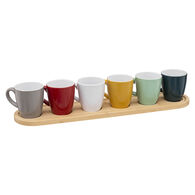 Juego 6 Tazas De Caf&eacute; Colorama 9Cl