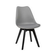 Juego de 2 sillas BAYA BOLD gris claro