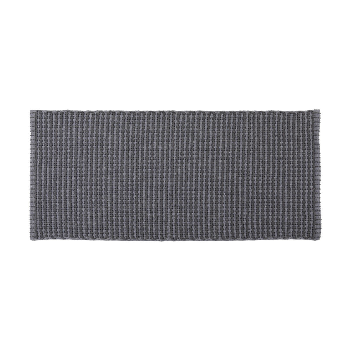 Tapete wc cinza claro em algodão 50x120cm, , large