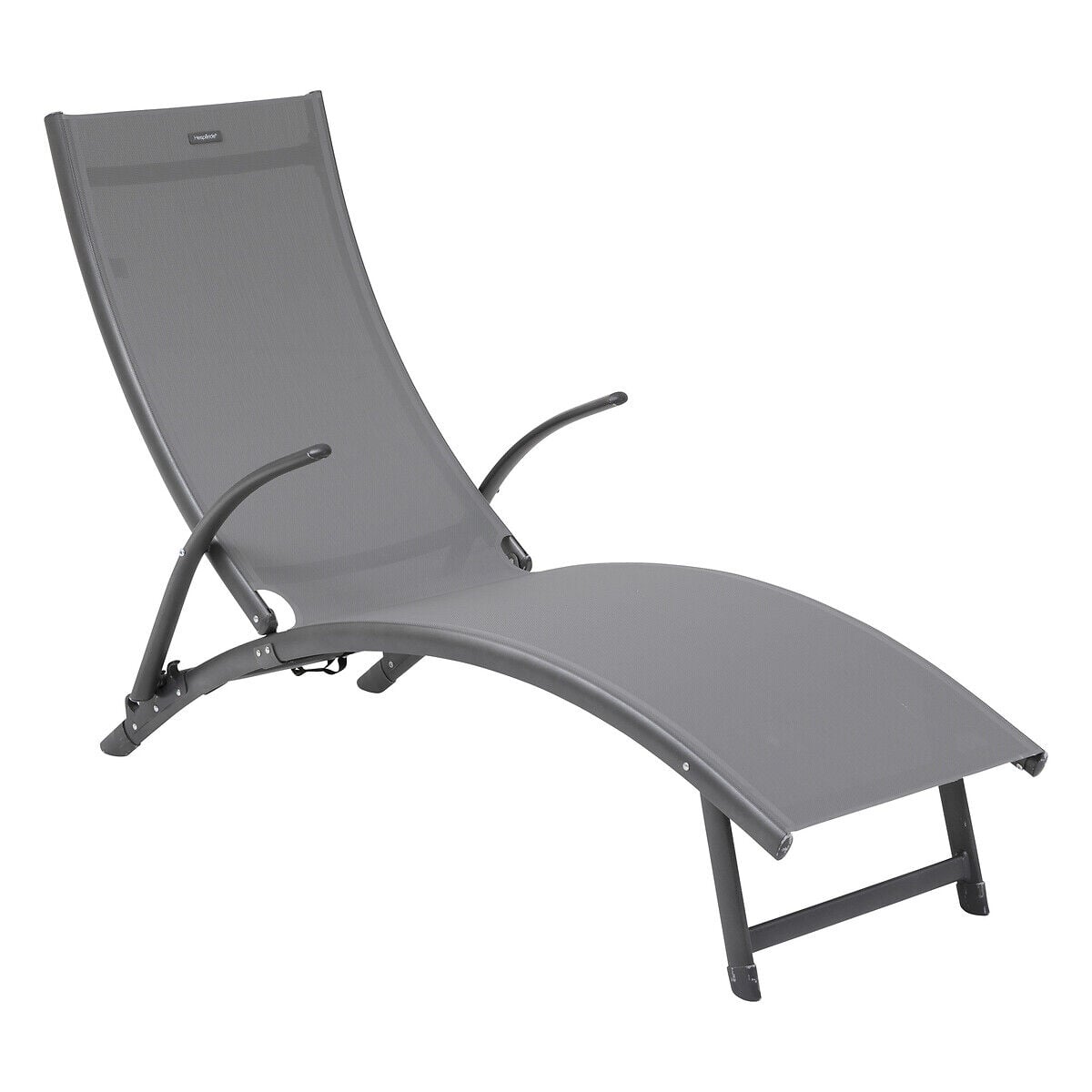 Espreguiçadeira SAMBA cinza antracite e graphite, , large