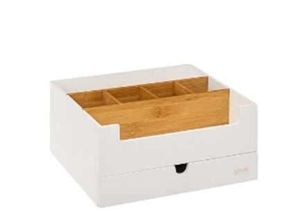 Bathroom organiser NATUREO black, , large