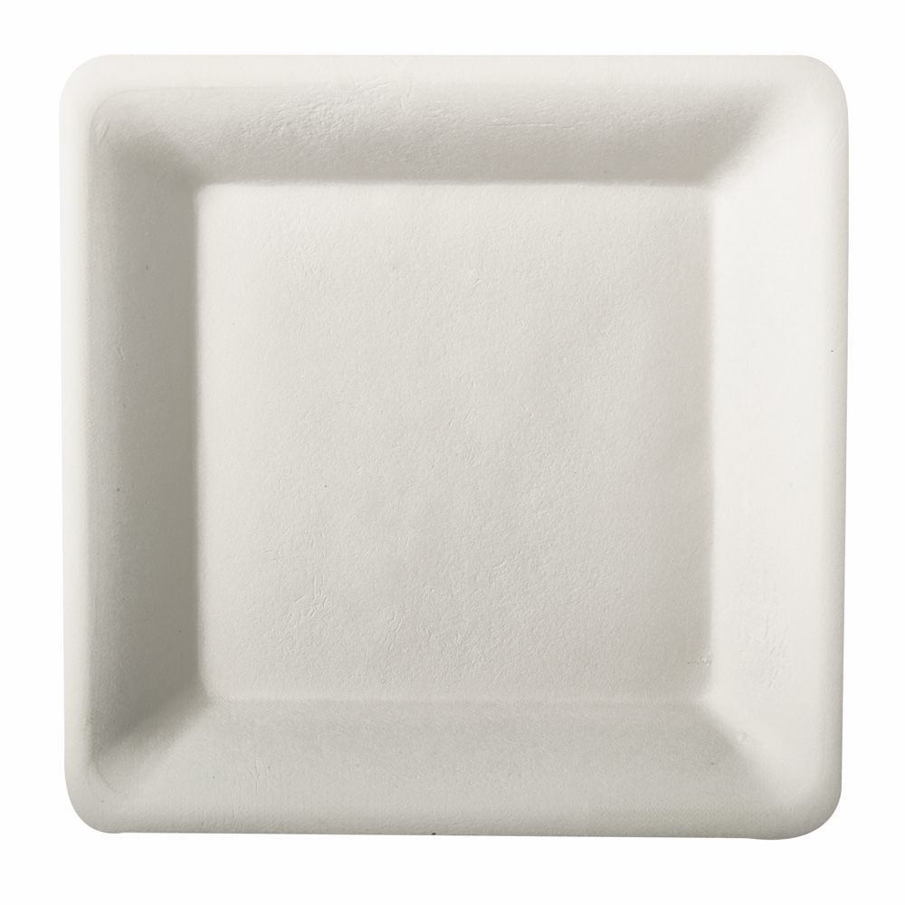 Set of 10 square plates, , large