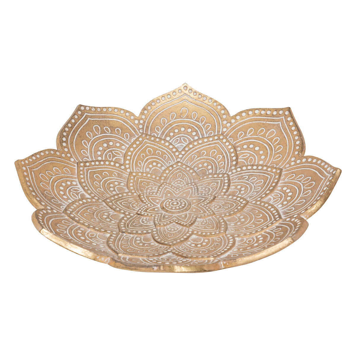 Despeja bolsos OASIS dourado em poliresina 29,5cm, , large