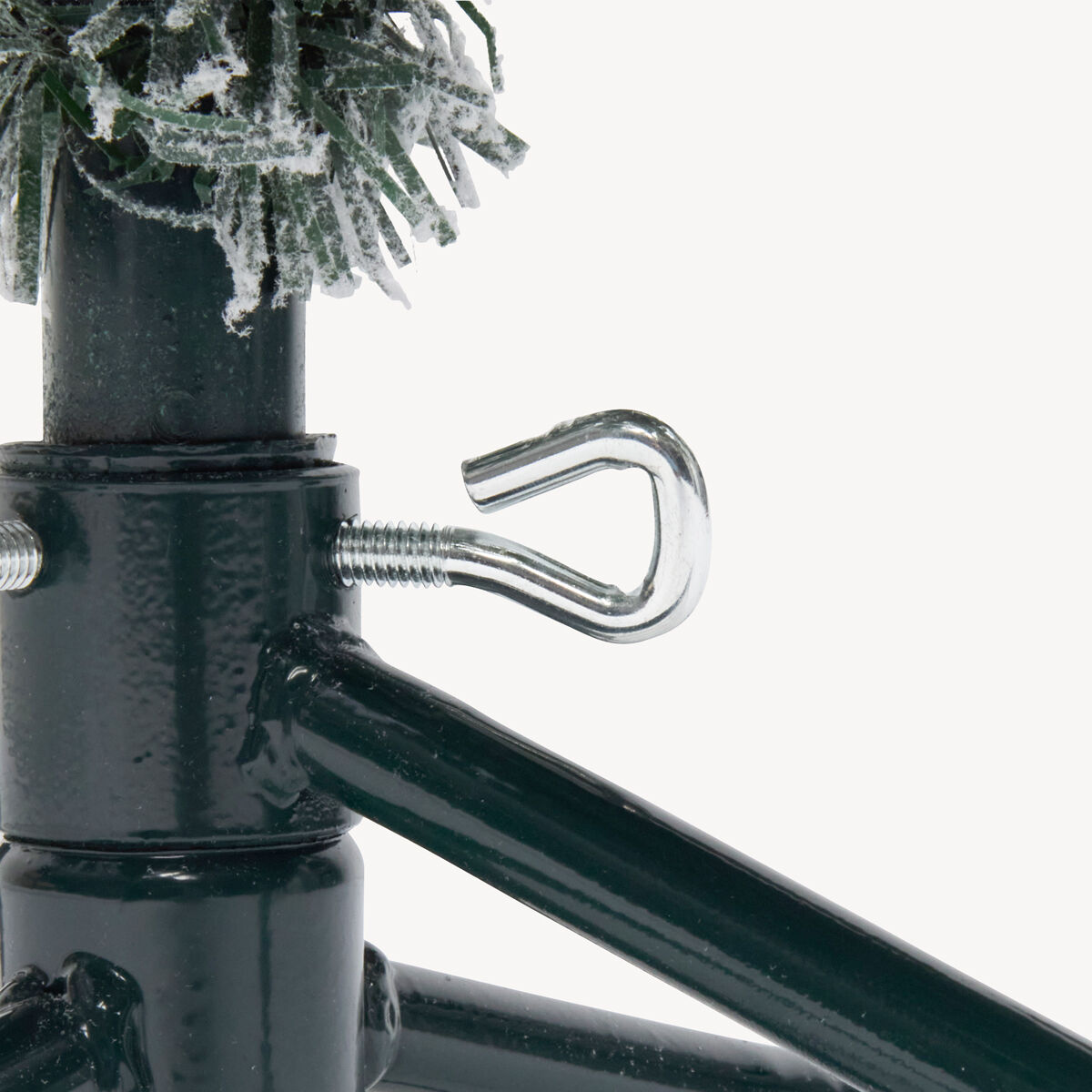Christmas tree VERTICA green with snow 150cm, , large