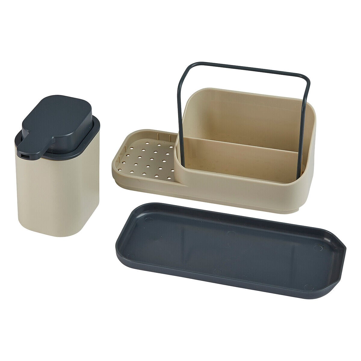 Doseador para detergente 4 em 1 bege 3l, , large