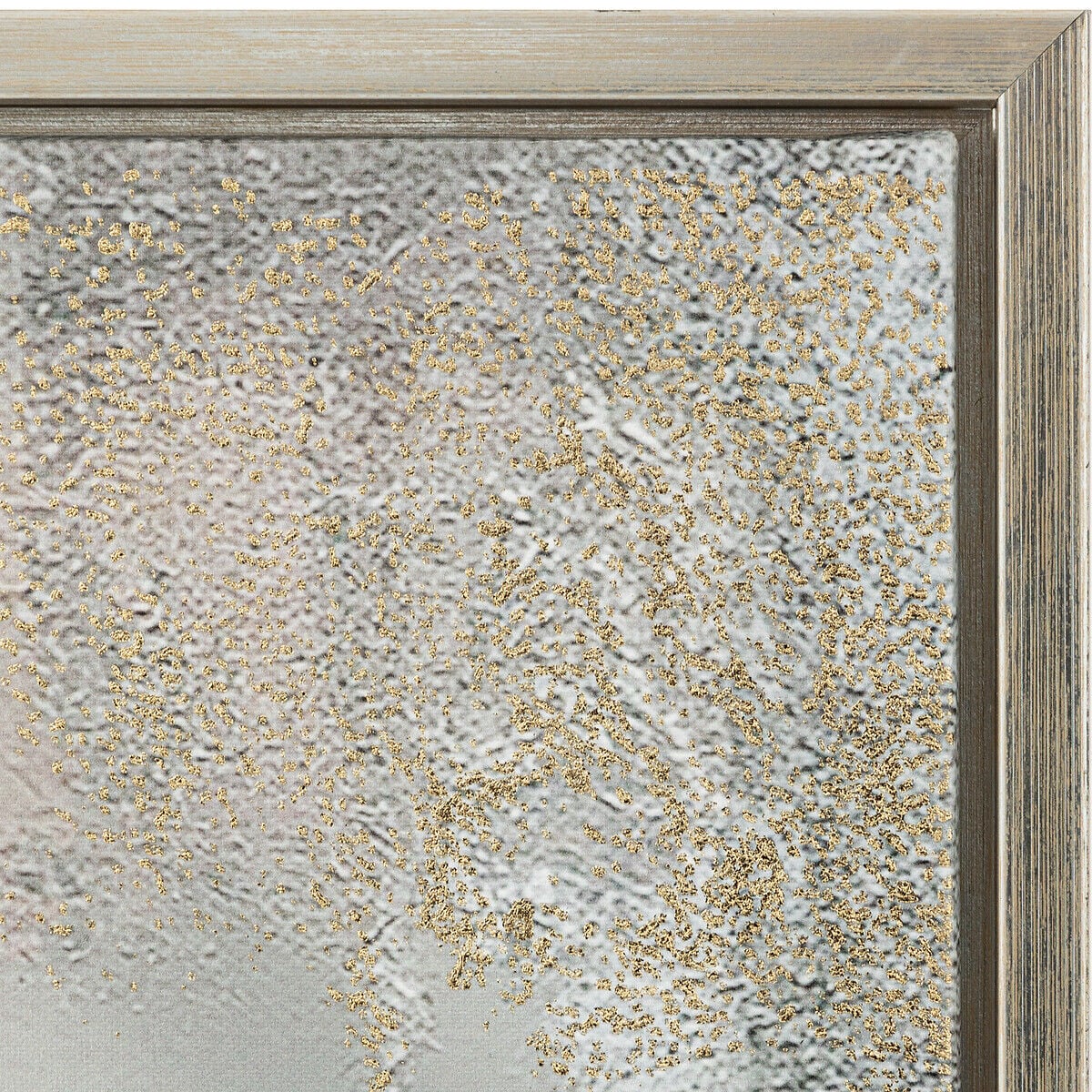 Quadro decorativo com relevo de flores MARGARET 60x90cm, , large