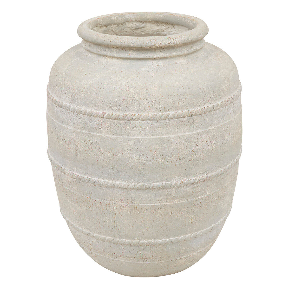 Jarra ROMIA bege em cerâmica 46cm, , large