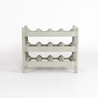 Botellero para 12 botellas verde