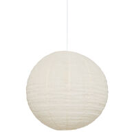L&aacute;mpara de techo JORDY blanco 57cm
