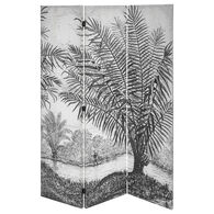 Biombo Decorativo Negro Y Blanco