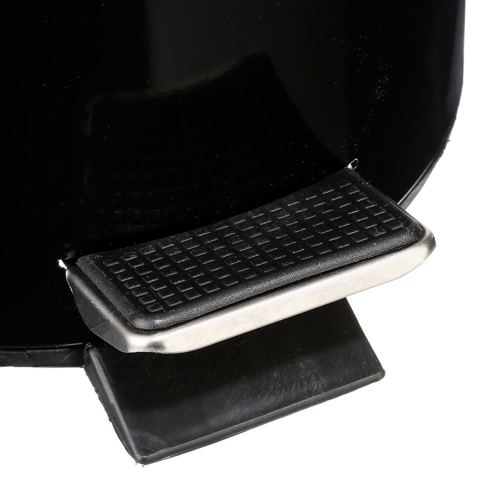 Balde wc preto metal 3l, , large
