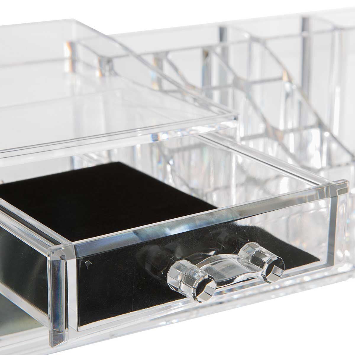 Organizador em acrílico com 2 gavetas, , large