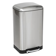 Cubo De Basura Ariane Plateado Con Pedal 20L