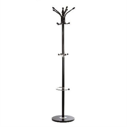 Cabide de pé com suporte para guarda chuva, , large