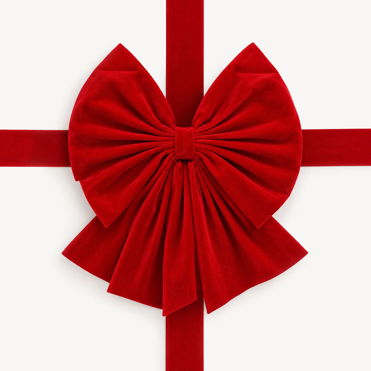 Laço para porta vermelho e dourado em tecido 64cm, , large