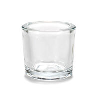 Casti&ccedil;al Redondo Transparente Em Vidro